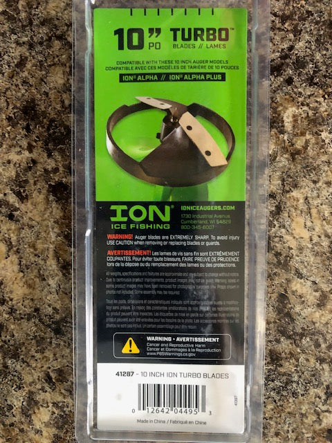 ION 8" & 10" TURBO Replacement Blades- 41286-8" & 41287-10" Kit
