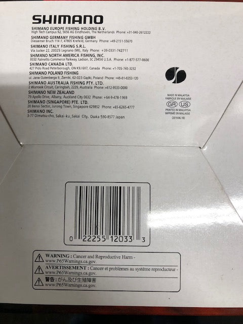 Shimano Syncopate SC-4000FG Spinning Quick Fire Fishing Reel -Front Drag Control