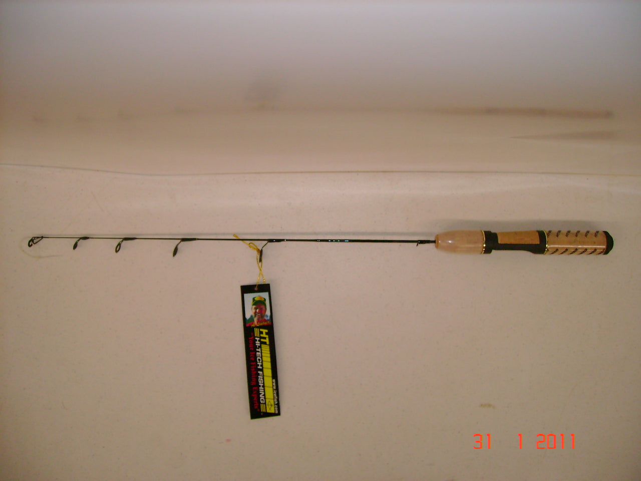 HT 5-Eye Cork Handle Ice Rod