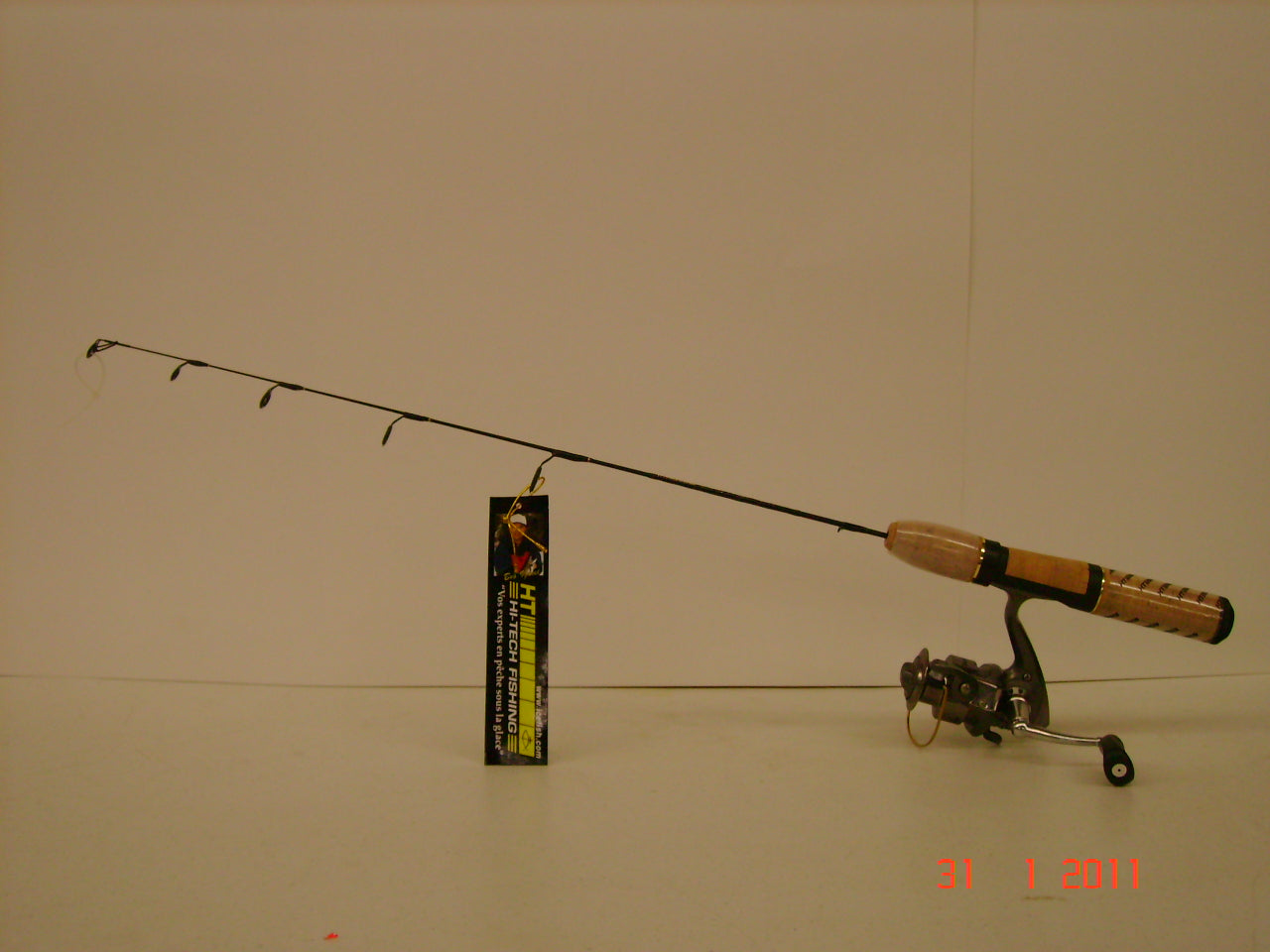 Ht Cork Handle Ice Rod & Peregrine 5 Bearing Reel