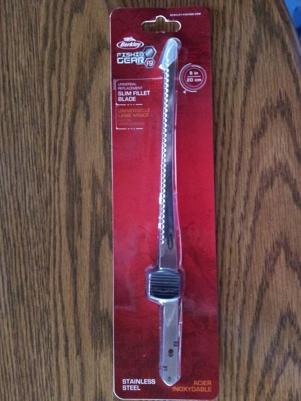Berkley Slim 8" Replacement Fillet Knife Blade (Will work in Mister Twister, American Angler & Most Electric Knifes)