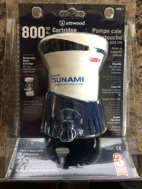 Attwood Bilge Pumps - 500GPH Automatic - 500GPH - 800GPH