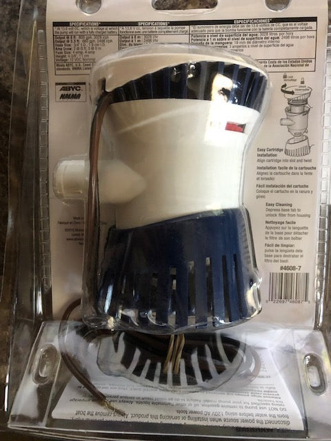 Attwood Bilge Pumps - 500GPH Automatic - 500GPH - 800GPH