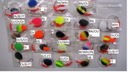 Quick Change Spinner Snell with #4 Blade/ 2-Hook