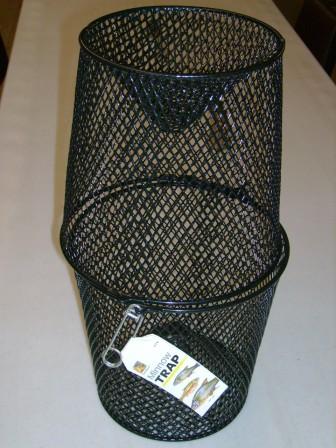 Black Coated Wire Minnow Trap
