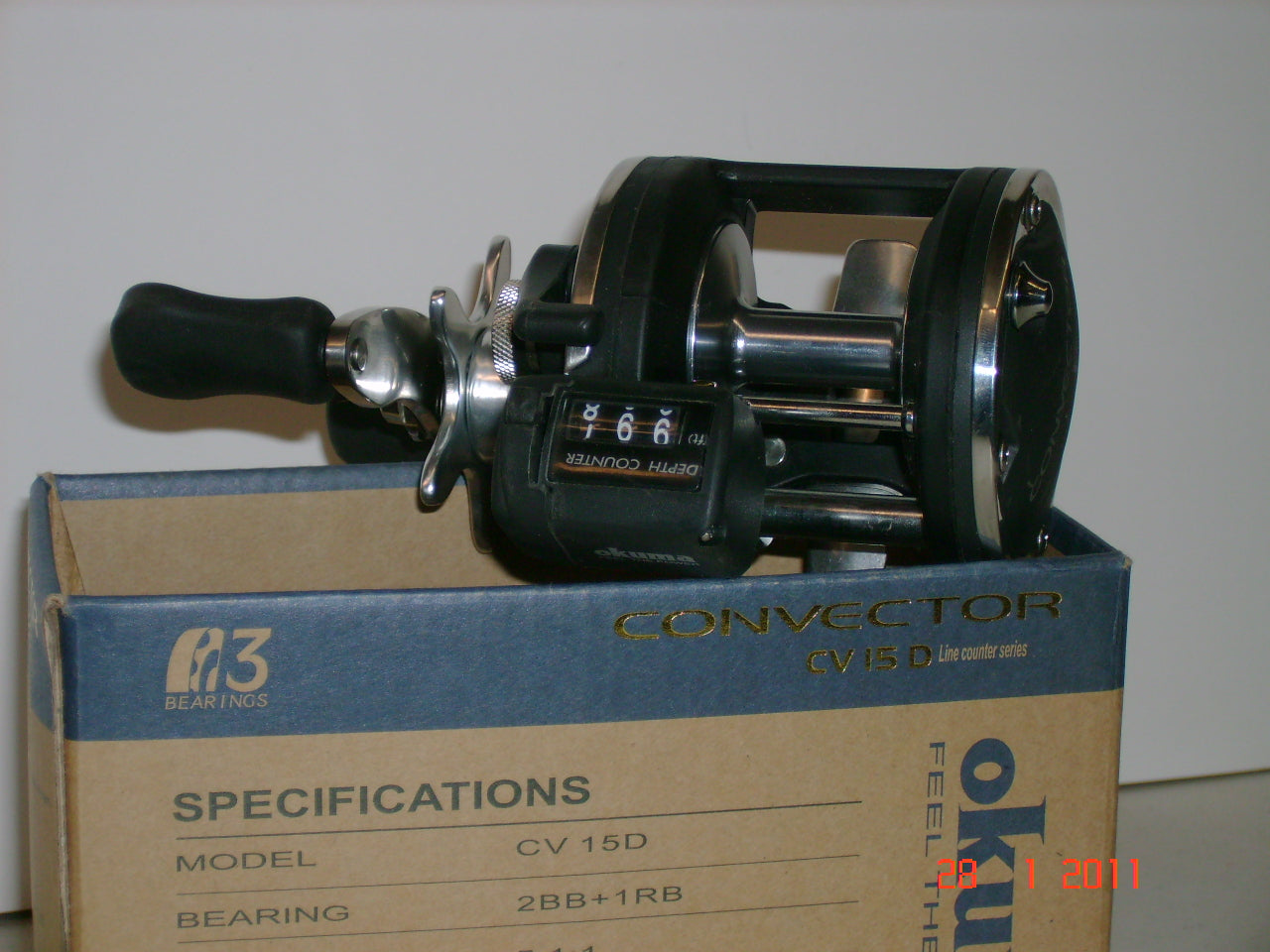 okuma 15 spinning reel Okuma CV15D Line Counter Reel – wardsstore