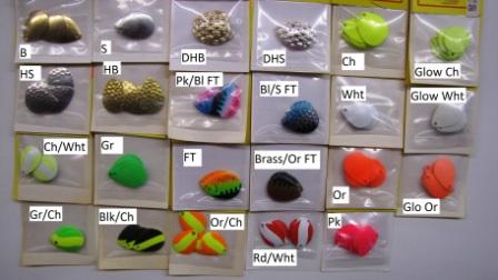 Quick Change Spinner Blade Packs Size #2 & #3 Blade