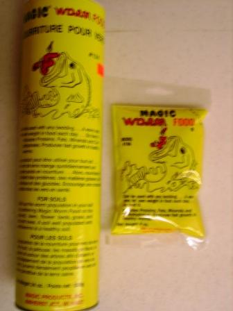 Magic Bait 24-Ounce Worm Food Can, Yellow : : Pet Supplies