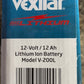 Vexilar -MAX- 12-Volt / 12Ah Lithium Ion Battery