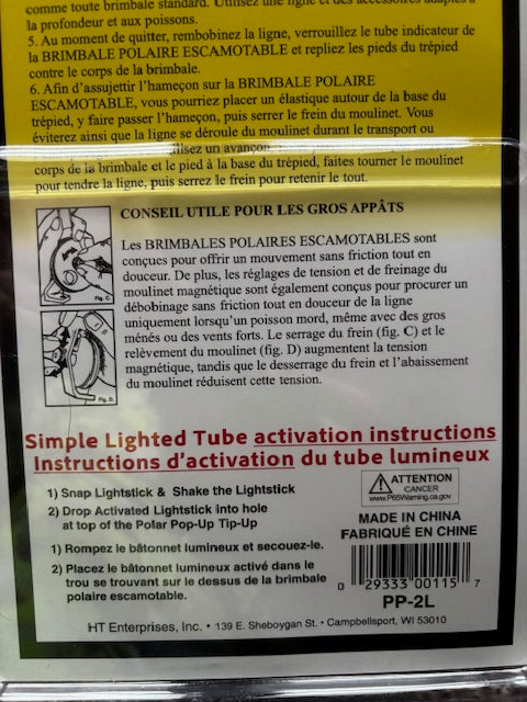 HT Original Magnetic-Tip-Up-Polar Pop-Up-Lighted Tube