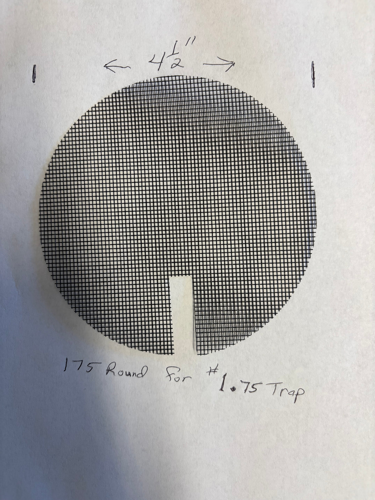 Fiberglass Trap Pan Cover