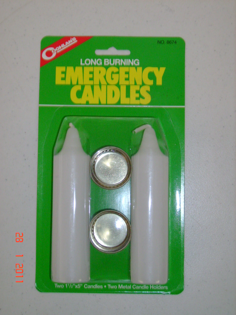 Coghlan 1 1/2" x 5" Emergency Candles