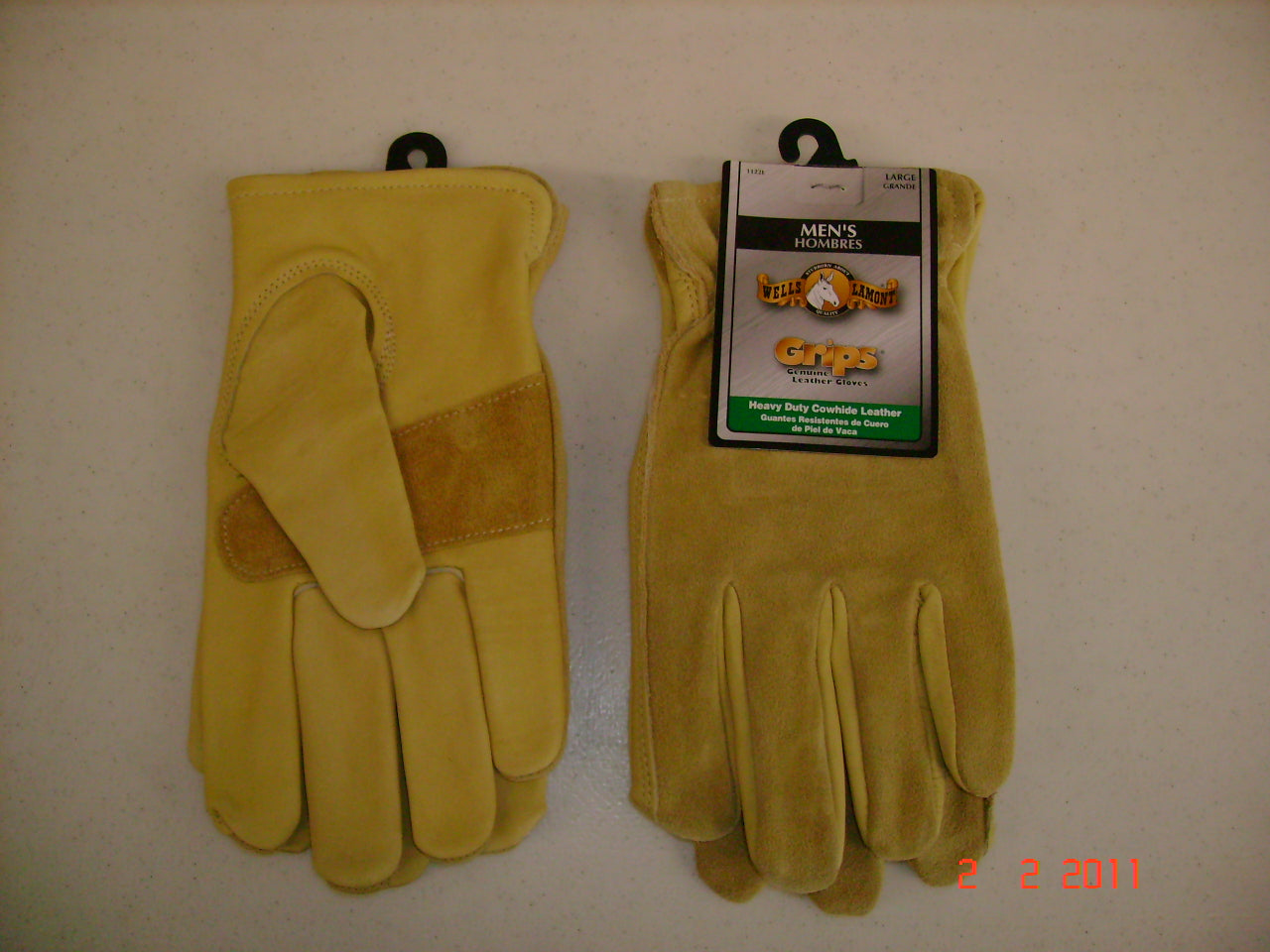 Grip Heavy Duty Cowhide Leather Gloves