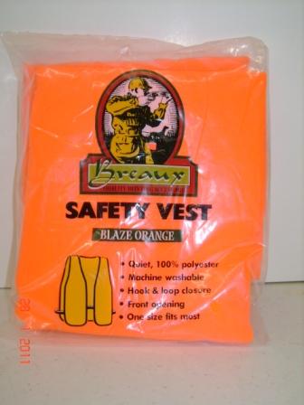 Safety Vest Blaze Orange